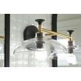 thumbnail image 4 of KOHLER Tone Brushed Modern Brass Indoor Bathroom Vanity Light Fixture-UL Listed, 4 of 7