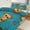 chudan-2, variant on Fun Pizza Bedding Sets Twin Duvet Cover 3 Piece Cute Bed Set for Boys Girls Kid