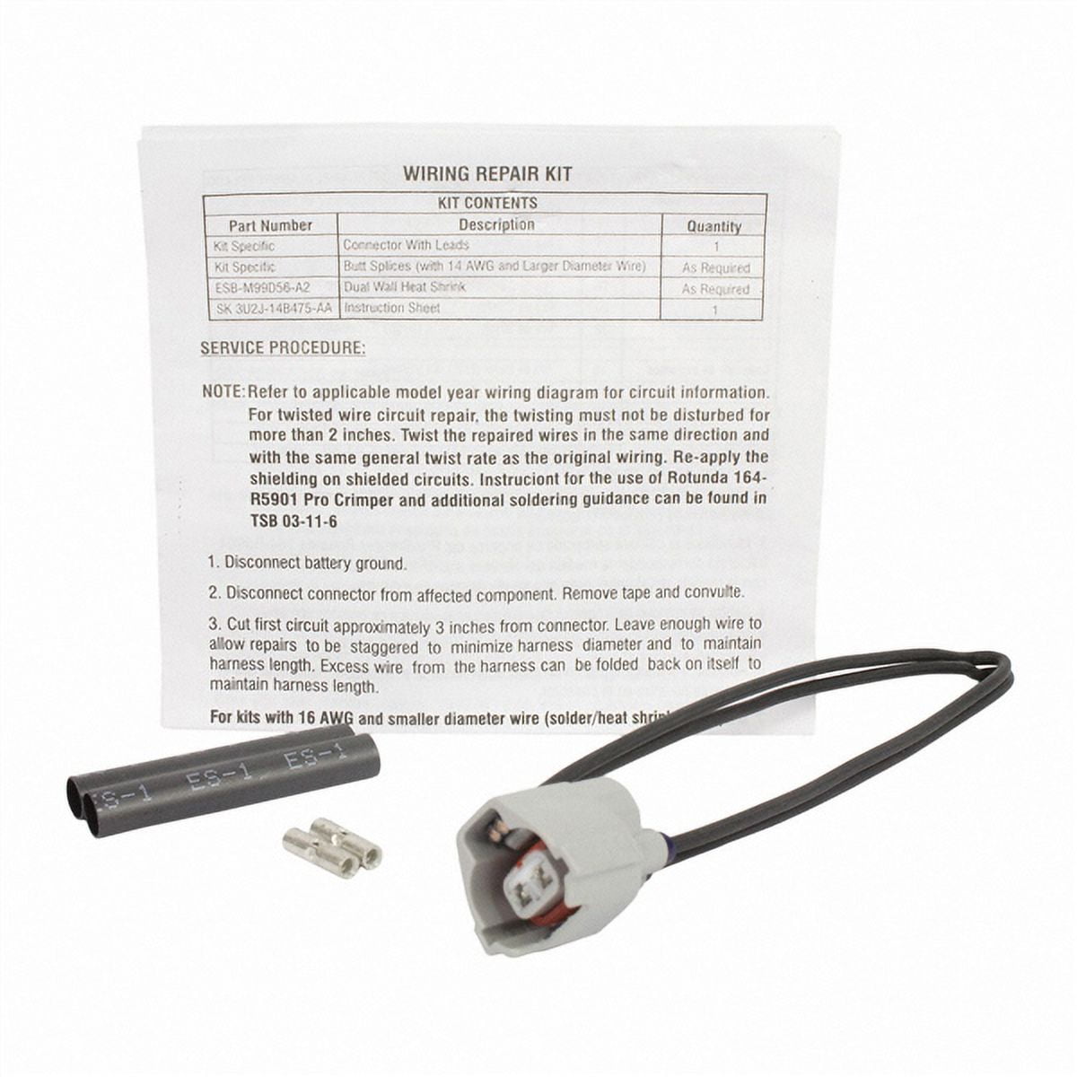 Motorcraft WPT-1282 Fuel Injector Connector Fits select: 2012-2017 FORD FOCUS, 2011-2023 FORD F150