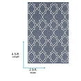 thumbnail image 5 of Livabliss Outdoor Rugs, 2x4 Alfresco Cottage Navy Area Rug for Patio, Porch, Deck, Backyard, Waterproof Indoor Outdoor Carpet (2'5" x 4'5"), 5 of 5