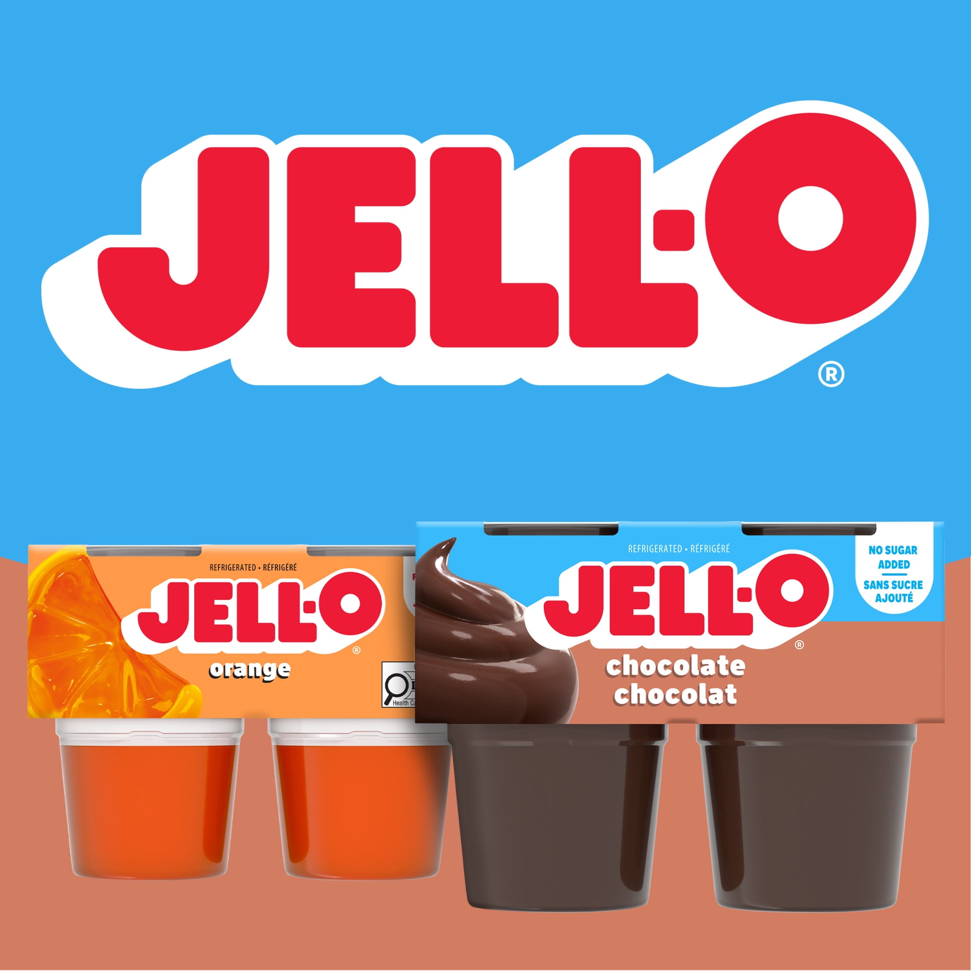 Goûters Au Pouding Réfrigéré Prêt-À-Servir À Saveur De Chocolat Sans Sucre Ajouté, Paquet De 4 424 g