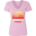 thumbnail image 3 of Inktastic Jamaica Vacation Trip Women's V-Neck T-Shirt, 3 of 5