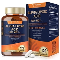Totaria Alpha Lipoic Acid Supplement - 1000mg ALA for Energy, Antioxidant Support, and Nerve Health - 120 Capsules