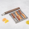thumbnail image 2 of ROCKROK Sausage Roller Rack Portable BBQ Hot Dog Grillers for Evenly Cooked Hot Dog, 2 of 9