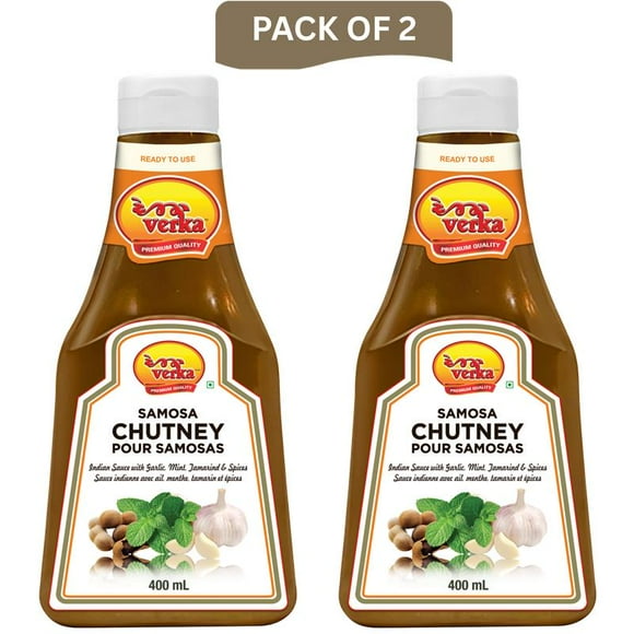 Verka Samosa Chutney, 400ml, Pack of 2