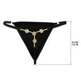 thumbnail image 3 of Seductiva Clothing Women Pantie Embroidery Transparent THong Women Ultra Thin T Underwear Women Stretch Panties, 3 of 6