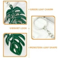 thumbnail image 3 of WHAMVOX 5pcs Tropical Palm Leaf Keychain Enamel Green Leaf Key Ring Hawaiian Hanging Ornament for Summer Luau Party Favors Plant Lovers, 3 of 8