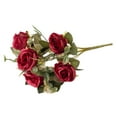 thumbnail image 1 of No Withering Artificial Rose Nice-looking Realistic Vivid DIY Bright-colored Multi Heads Simulation Flower Home Decor, 1 of 8