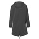 thumbnail image 3 of Chaquetas y abrigos casuales con capucha de manga larga para mujer, chaqueta impermeable lisa con capucha para exteriores, abrigo superior a prueba de viento para mujer, 3 of 3