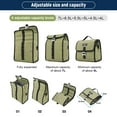 thumbnail image 4 of Rhinowalk Compact Handlebar Bike Bag with Detachable Shoulder Strap and Rain Cover, Matte Black, 4L-7L Capacity, Lightweight Polyester Design, 4 of 6