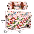 thumbnail image 4 of TOURBON Bike Handlebar/Seat/Top Tube Bag Canvas Retro Bicycle Single Rear Rack Pannier, 4 of 10