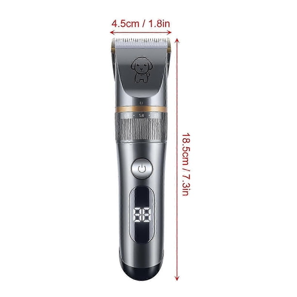 Pet Hair Trimmer Quiet Cat Clippers Grooming Kit with Comb 5 Speed Cat Shavers for Matted Long Hair