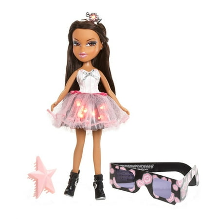 Bratz Funk 'n Glow Yasmin Doll, Great Gift for Children Ages 6, 7, 8+