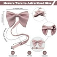 thumbnail image 5 of Holzlrgus Bow Ties for Men, Pre Tied Bowtie Adjustable Oversize Mens Bow Tie for Tuxedo, Vest, Wedding, Party, Graduation, 5 of 6