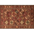 thumbnail image 1 of Ahgly Company Indoor Rectangle Oriental Brown Industrial Area Rugs, 4' x 6', 1 of 4