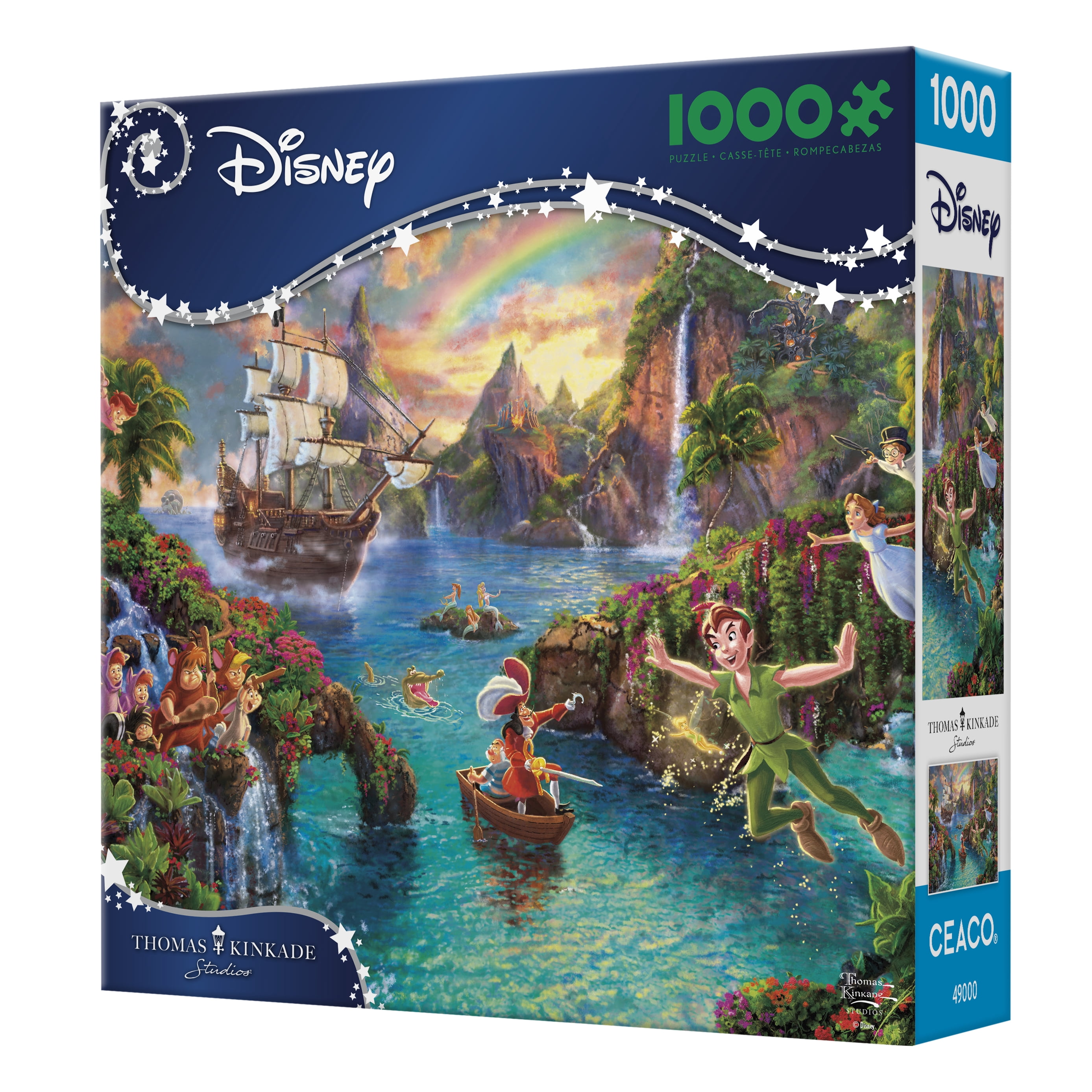 Ceaco 1000 Piece Peter Pan's Neverland Interlocking Jigsaw Puzzle