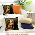 thumbnail image 4 of FCXZI Square Cushion Cover Fox Party Supplies for Home Sofa Couch 20x20in, 4 of 5