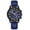 Blue, variant on Men's Quartz Watch Pu Leather Strap Large Dial Simple Fashion Watch High Strength Glass Face