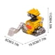 thumbnail image 4 of onlyliua Buscador de Regalos Trayectoria de Ingeniería de Prensa de Otoño para Niños, Pequeño Coche de Juguete Deslizante, Robot Excavadora Hacia Atrás, 4 of 4