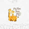 thumbnail image 4 of Inktastic My Mimi Loves Me Girls Baby Dress, 4 of 5