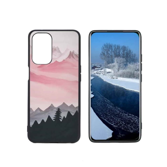 Compatible with OnePlus Nord N200 5G Phone Case, Mountains-13 Case Men Women, Flexible Silicone Shockproof Case for OnePlus Nord N200 5G