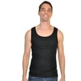 thumbnail image 2 of Swan Color Ribbed Slim Fit Basic A-Shirts Tank Top (12-Pack), 2 of 5