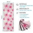 thumbnail image 2 of Pioneer Flower Floral Print Pattern Hot Yoga Mat Towel Non Slip for Hot Yoga - Quick-Drying Yoga Mat Cover with 4 Corner Pockets with Travel Bag - Hot Yoga Towel Non Slip 70"x26", 2 of 6
