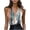 #095-White, variant on TaTaai Solid Color Satin Women Camisole Tank Top V Neck Sleeveless Silk-like Soft Non See-through Machine Washable No Fading Casual Fashion Daily Wear Top Gift