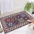 thumbnail image 1 of Granjero Gordo Alfombrilla de baño antideslizante de felpa mullida, accesorio de baño decorativo de 15 x 23 pulgadas (K), 1 of 4