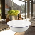 thumbnail image 1 of OUNONA Porcelain Fruit Basin Enamel Bowl For Laundry Kitchen Use 1Set, 1 of 8