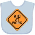 thumbnail image 3 of Inktastic Kid at Work Construction Sign Boys or Girls Baby Bib, 3 of 4