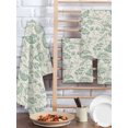 thumbnail image 2 of Green Spring Floral Kitchen Dish Towels for Drying Dishes Set of 4, Summer Botanical Vintage Farmhouse Waffle Weave Microfiber Hand Tea Bathroom Towels Quick Dry & Absorbent Towel 15.7x23.6, 2 of 7