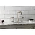 thumbnail image 3 of Kingston Brass KS1418CG Fuller Widespread Bathroom Faucet with Push Pop-Up Drain, Brushed Nickel, 3 of 8