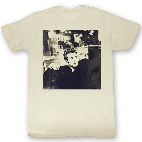 James Dean Kicked Back Natural Adult T-Shirt