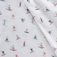 thumbnail image 6 of Great Bay Home Turkish Cotton Printed Flannel Sheet Set  (Twin, Ski Slope), 6 of 6