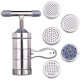 thumbnail image 3 of Máquina de pasta Manual, máquina exprimidora de pasta de acero inoxidable, máquina exprimidora de frutas y verduras, herramientas para hacer espagueti con 5 formas de pasta Adepaton HFP-0154, 3 of 7
