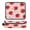 Strawberry and Pink Polka, variant on Hair Tool Organizer Bag with Heat Resistant Mat Removable Travel Storage Case for Hot Air Brushes Curling Irons Blossoming Lotus