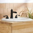 thumbnail image 3 of BWE Waterfall 8-16 Inch 3 Holes Two Handle Matte Black Widespread Commercial Bathroom Sink Faucet, 3 of 9