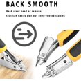 thumbnail image 4 of Staple Remover Heavy Duty Staple Puller, Upholstery Tool Heavy Duty Staple Remover for Office Tack Lifter Puller Office Claw Tools Puller Removing, 3 Pack, 4 of 7