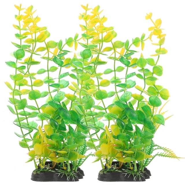 2Pcs Creative Artificial Plant Desktop Tank Plant Wear Resistant Aquarium Grass DIY Artificial Plant