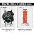 thumbnail image 3 of Correa de silicona de dos colores de 20 mm para reloj Coros Pace 2/garmin Vivoactive 5/garminactive 5/venu Sq 2-9192339876140 Verde militar y negro, 3 of 5
