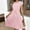 Pink, variant on EGNMCR Holiday Dresses for Women Summer Women's Sleeveless Solid Color Pleated Dresses