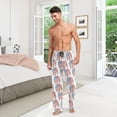 thumbnail image 6 of GZHJMY Elephant Pajama Pants for Men, Lounge Pants Lightweight Men Pajama Bottoms with Drawstring Pockets, Christmas New Year Birthday Gifts, Large, 6 of 6