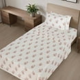 thumbnail image 2 of Ruvanti Flannel Sheets Twin XL Size 4 Pcs - 100% Cotton Double Brushed Bed Sheets, Deep Pockets 16 Inches, All Seasons Breathable, Extra Soft & Comfy Twin XL Sheet Sets, Sowear, 2 of 6