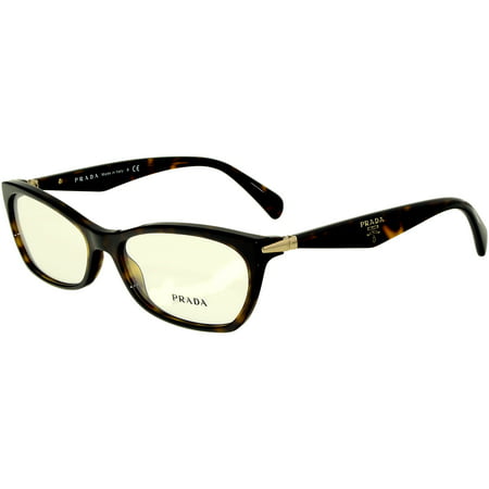 Prada Women's PR15PV-2AU1O1-55 Brown Rectangle Sunglasses