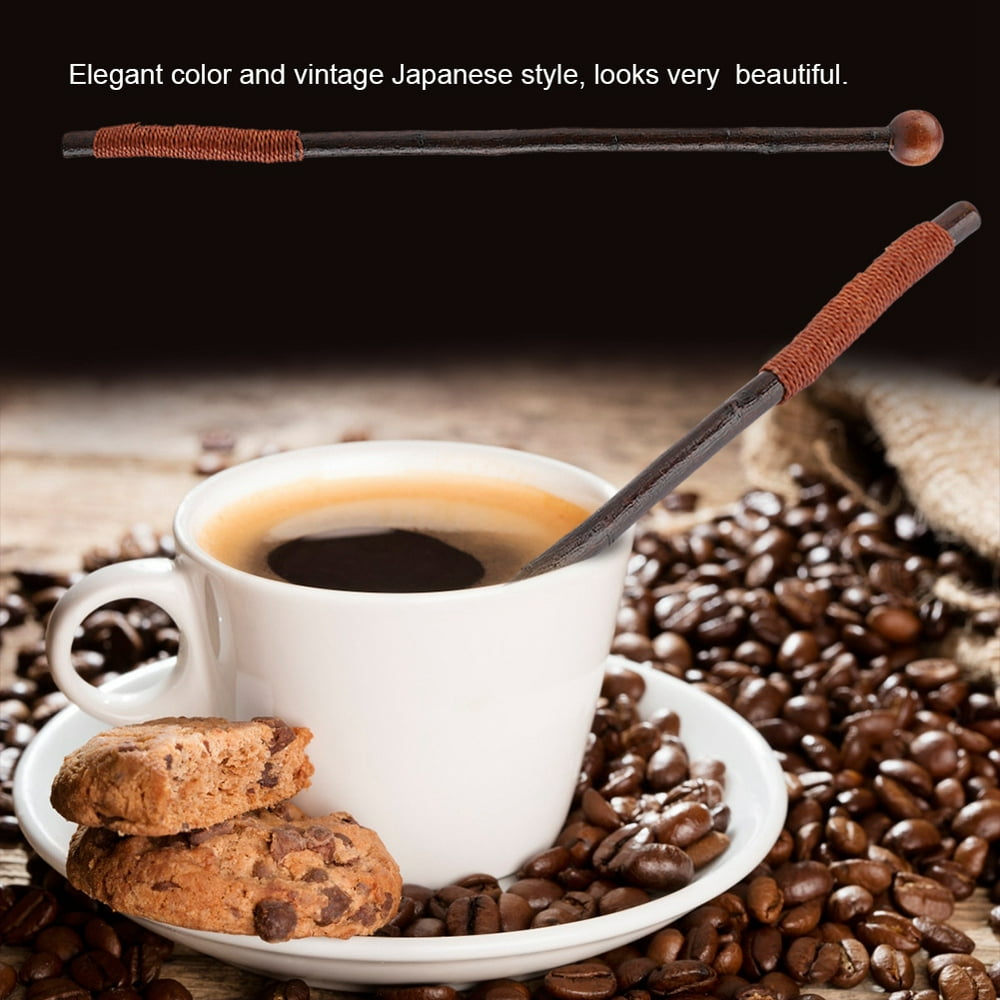 OTVIAP Coffee Stirring Stick, Wooden Coffee Stirrer ,Japanese Style