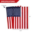 thumbnail image 2 of Anley Embroidered Stars US Garden Flag, USA American United States July 4th Independence Day Patriotic Decorative Yard Flags - Sewn Stripes & Double Stitched - 18 x 12.5 Inch, 2 of 8