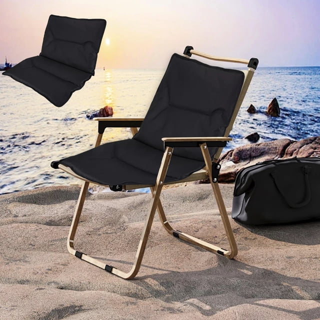 Beach Chair Cushion under 5! CQCYD Back Chair Cushion Beach Chair Pad, Camping Bonfire Chair Cushion, Easy to Clean Pad for Desk Dining Office Rocking Chair