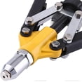 thumbnail image 4 of Professional Riveter Pliers, Pneumatic Riveter Thick Steel U-Shaped Pop Rivet Pliers with 5 Rivet Noses 3.2 to 6.4 mm, 4 of 5
