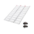 thumbnail image 2 of TEQIN Loading Truck Ramp 1500lbs Capacity, 77" x 54", Trip-Fold Ramps with Treads,Folding Aluminum Punch Hole Surface, Folding Ramp Truck Loading Ramps for Motorcycles, ATV, Trucks, Snow Blowers, 2 of 12